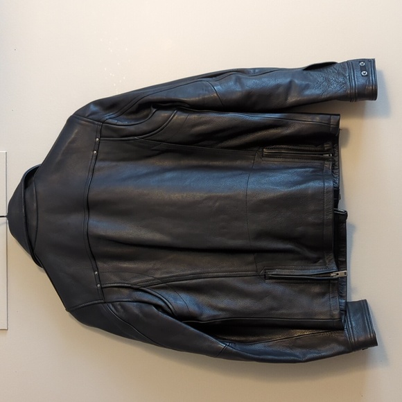 Men's Leather Jacket - Picture 2 of 2